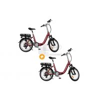 2 Vélo à assistance électrique pliant 20 Pouces Rouge Confort